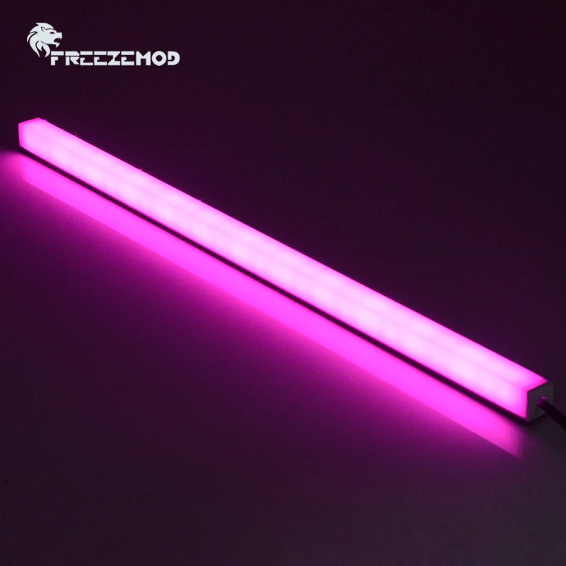 FREEZEMO chassis magnetic lamp two-sided light-emitting 12V colorful RGB control AURA programming. JXDT-12CX