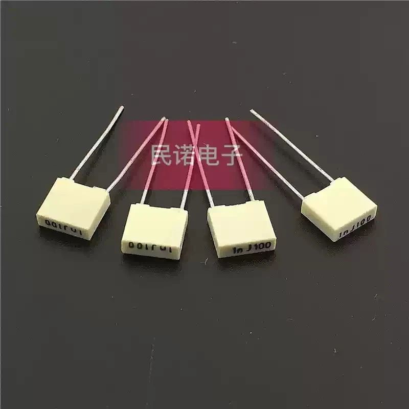 Imported Italian AV film capacitor 100V 0.001UF 100V102 1000PF pin spacing 5mm 10%