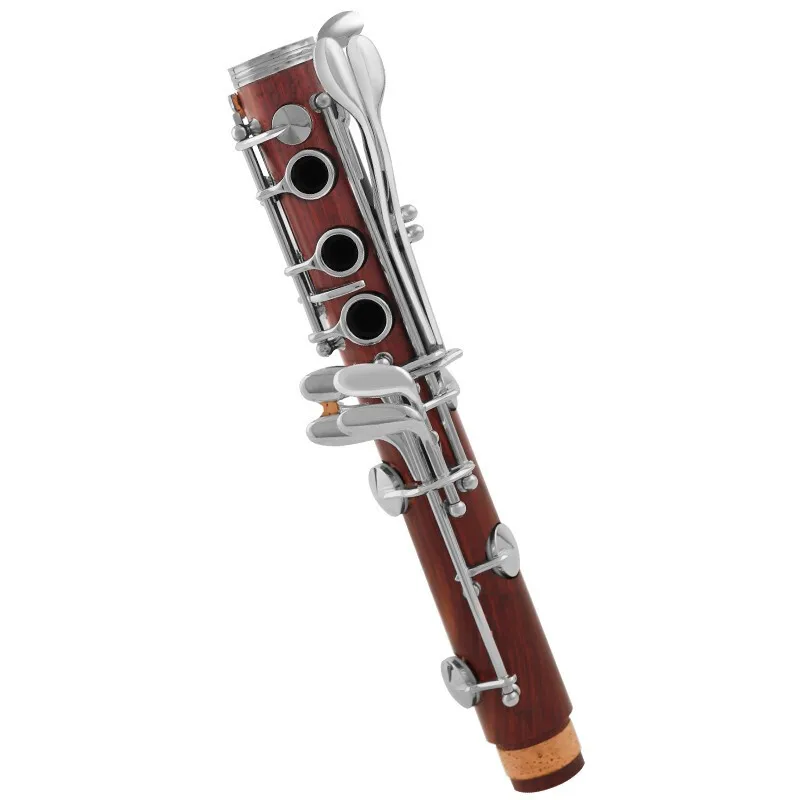 Hooqu 17-клавишный кларнет из палисандра в цвете B Flat