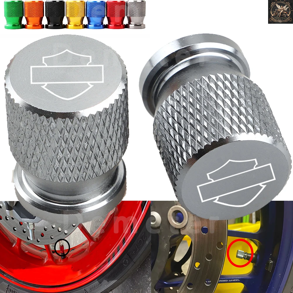 For Harley Davidson PAN1250 X350 500 Fat Boy Tyre Valve Cap Motorcycle CNC Aluminum Wheel Air Port Cover Dust Cover Accessories