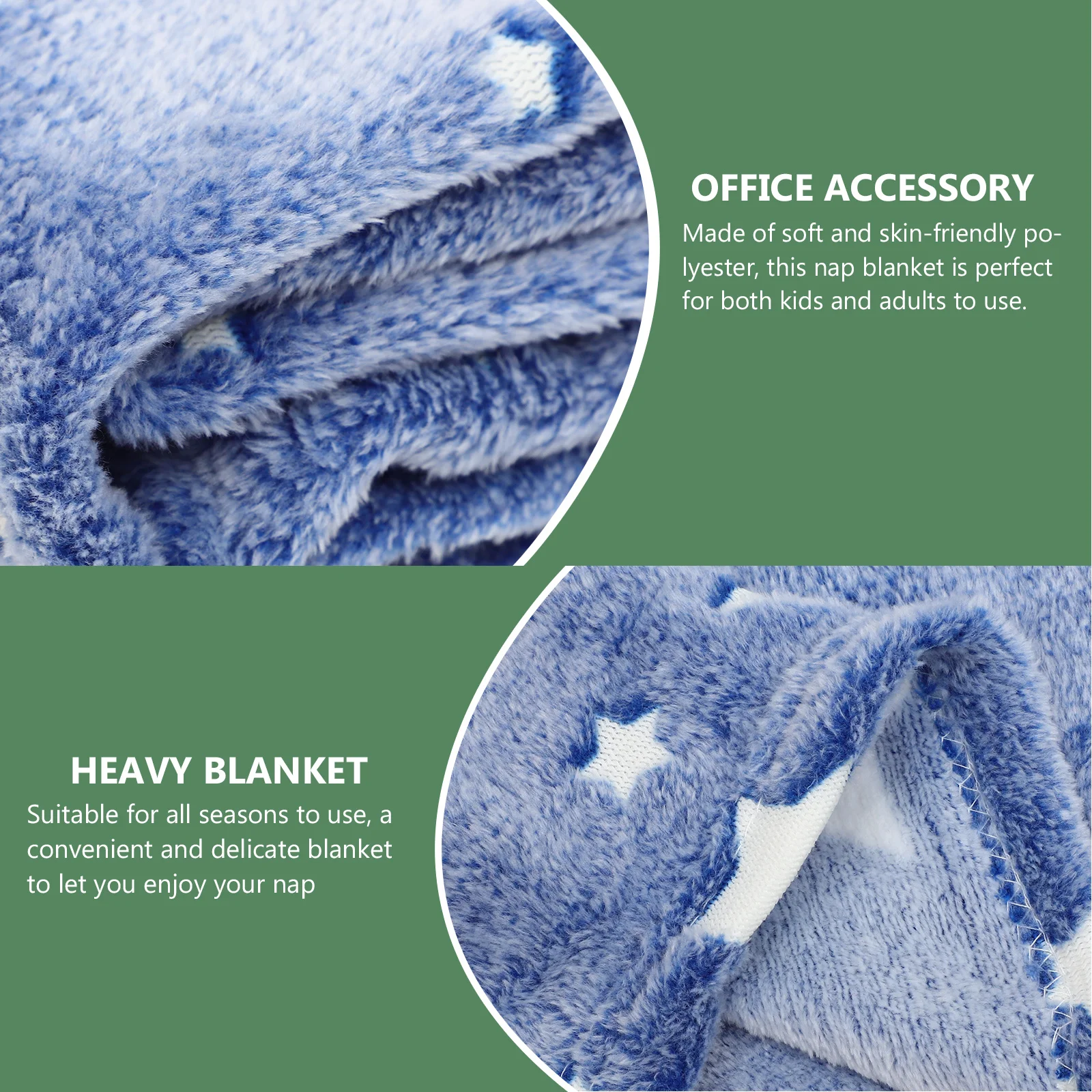 

Luminous Blanket Soft Polyester Nap Throw For Kids Adults Double-Sided Cozy Office Home Use Air-Conditioned Warm Blanket