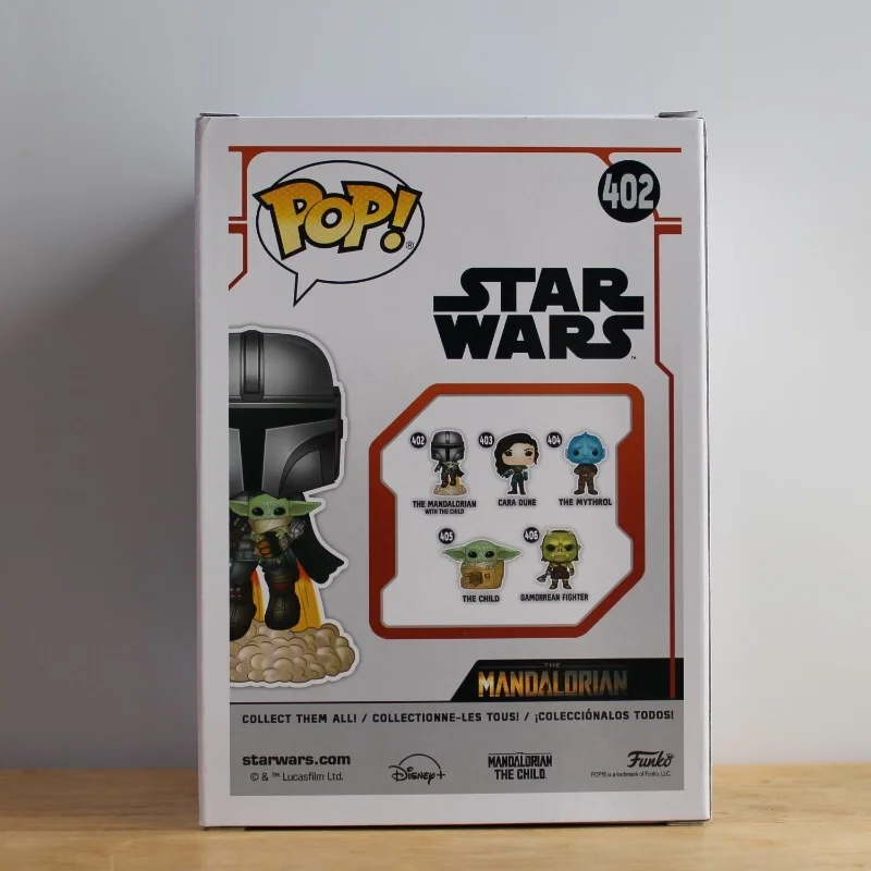 Funko Pop! The Mandalorian Flying with Jet Pack 402 Figures Star Wars 4.5 inch Limited Edition Collect Decoration Model Toy Gift - Image 5