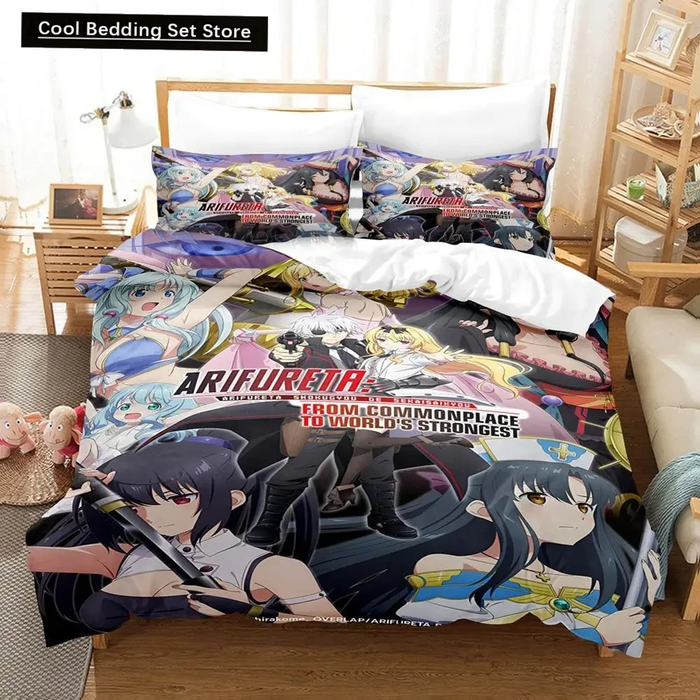 

3D Anime Arifureta From Commonplace To World's Strongest Bedding Set Duvetcover Quilt Cover Pillowcase Comforter king Queen Size