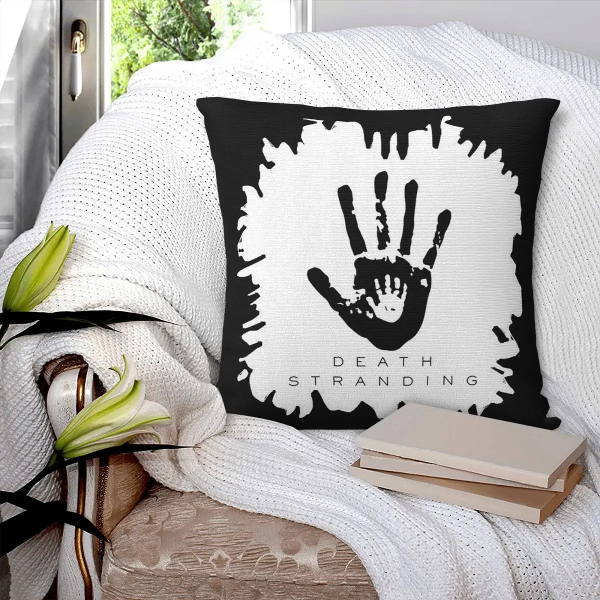 Game Death Stranding Square Pillowcase Cushion Cover Pillow Case Throw Pillow Cover for Home Bedroom Car