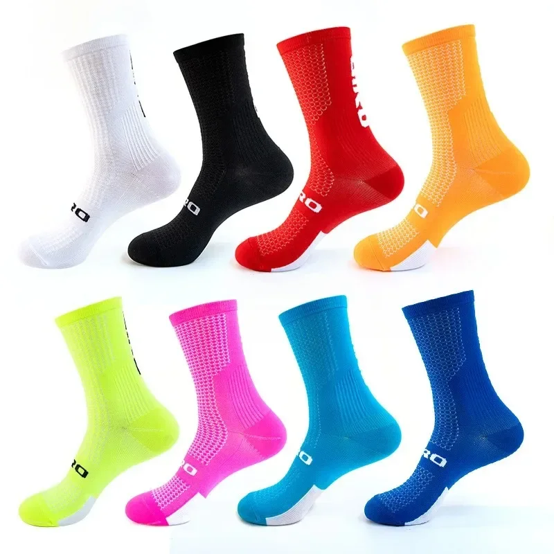 Pro Racing compression Cycling Socks Compression Breathable Mountain Bike Racing Socks Men Women calcetines ciclismo hombre