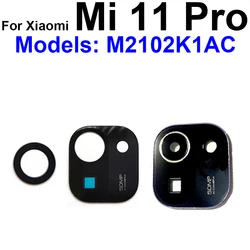 Rear Camera Glass Lens Cover Frame For Xiaomi Mi 11 Pro 11Pro Main Big Back Camera Cover Frame Replacement Parts