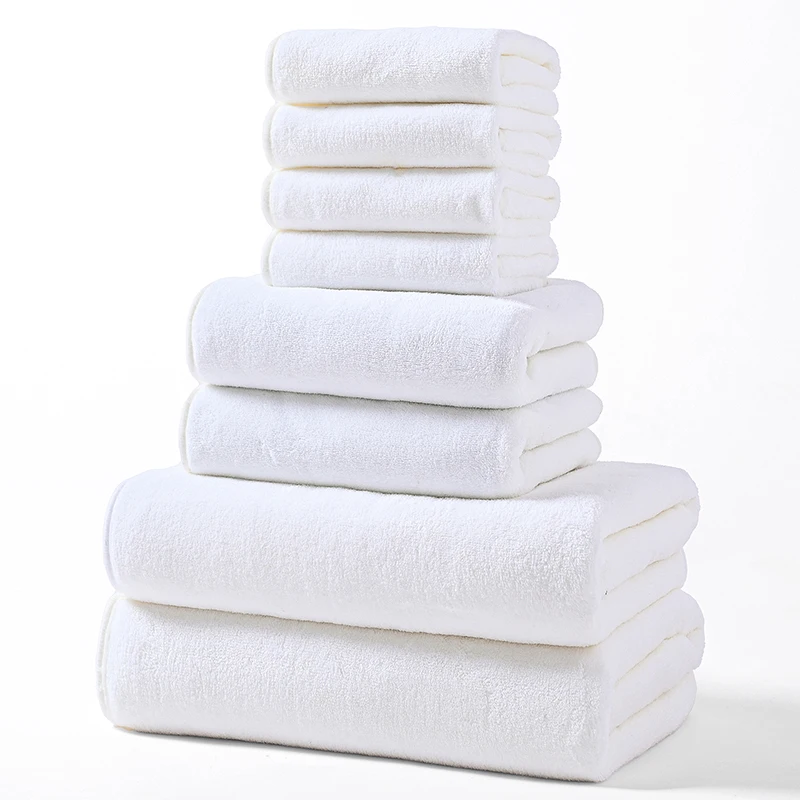 Imagem -04 - Microfiber Bathroom Towel Grupo Absorvente Quick Dry Square Wash Towels Toalhas de Banho para Casa Hotel Spa Pcs Pcs