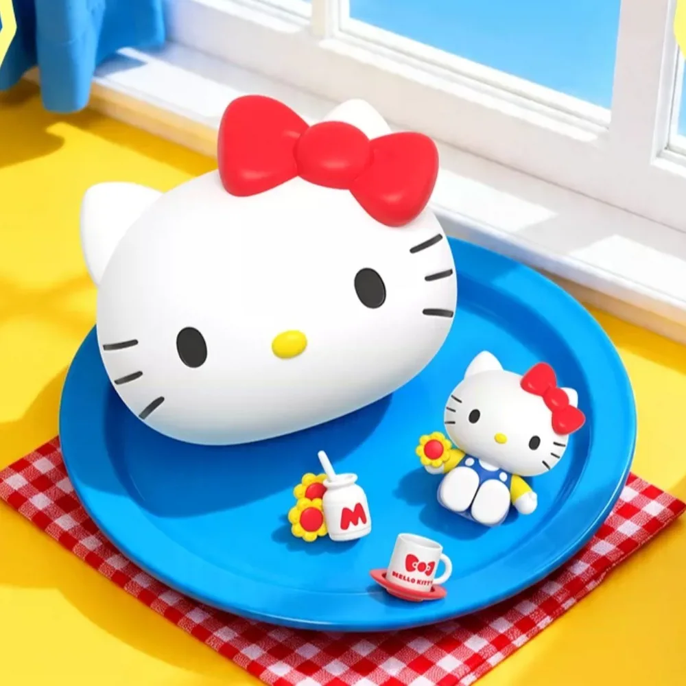 Sanrio Hello Kitty Daily Fun Serie Blind Box Niedliche Maler-Themen Mini-Figur Cartoon-Puppe Sammlerstück Schreibtisch-Dekoration