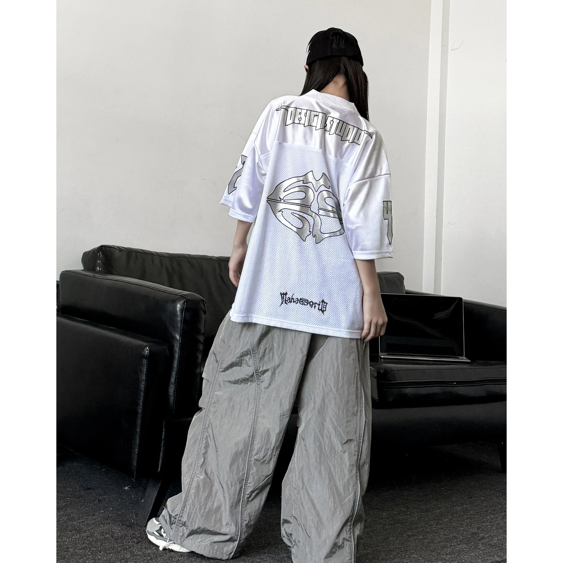 2025 Children Loose T-Shirt Cargo Pants Street Dance Wear Boys Jazz Dance Costumes For Girls Hip Hop Performance Sets DQS19770