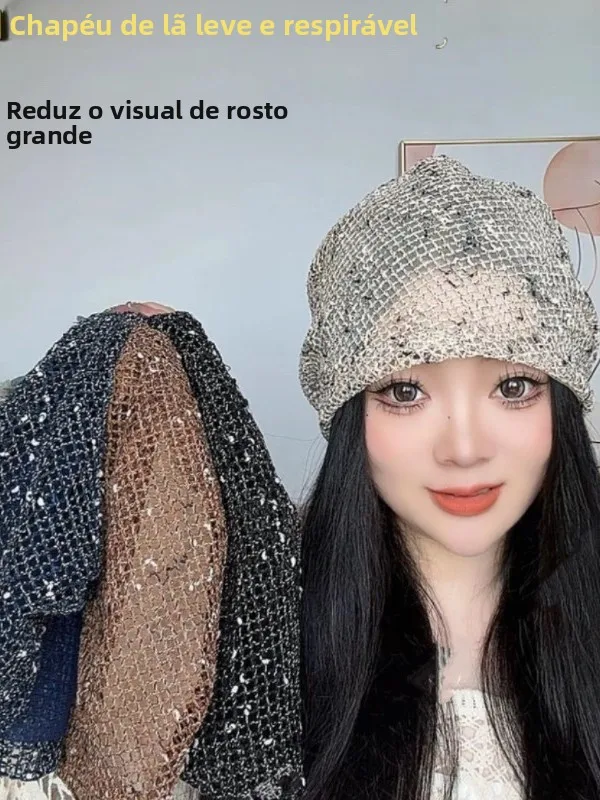 chapeu-de-verao-estilo-coreano-com-renda-e-lantejoulas-brilhantes-para-mulheres-touca-versatil-que-emaece-o-rosto-bone-mo