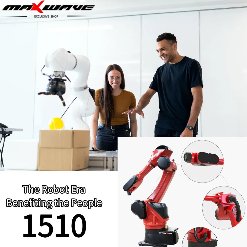

Maxwave Six Axis Robotic Arm For Automated Welding Cutting Loading Unloading 24 Hours Working