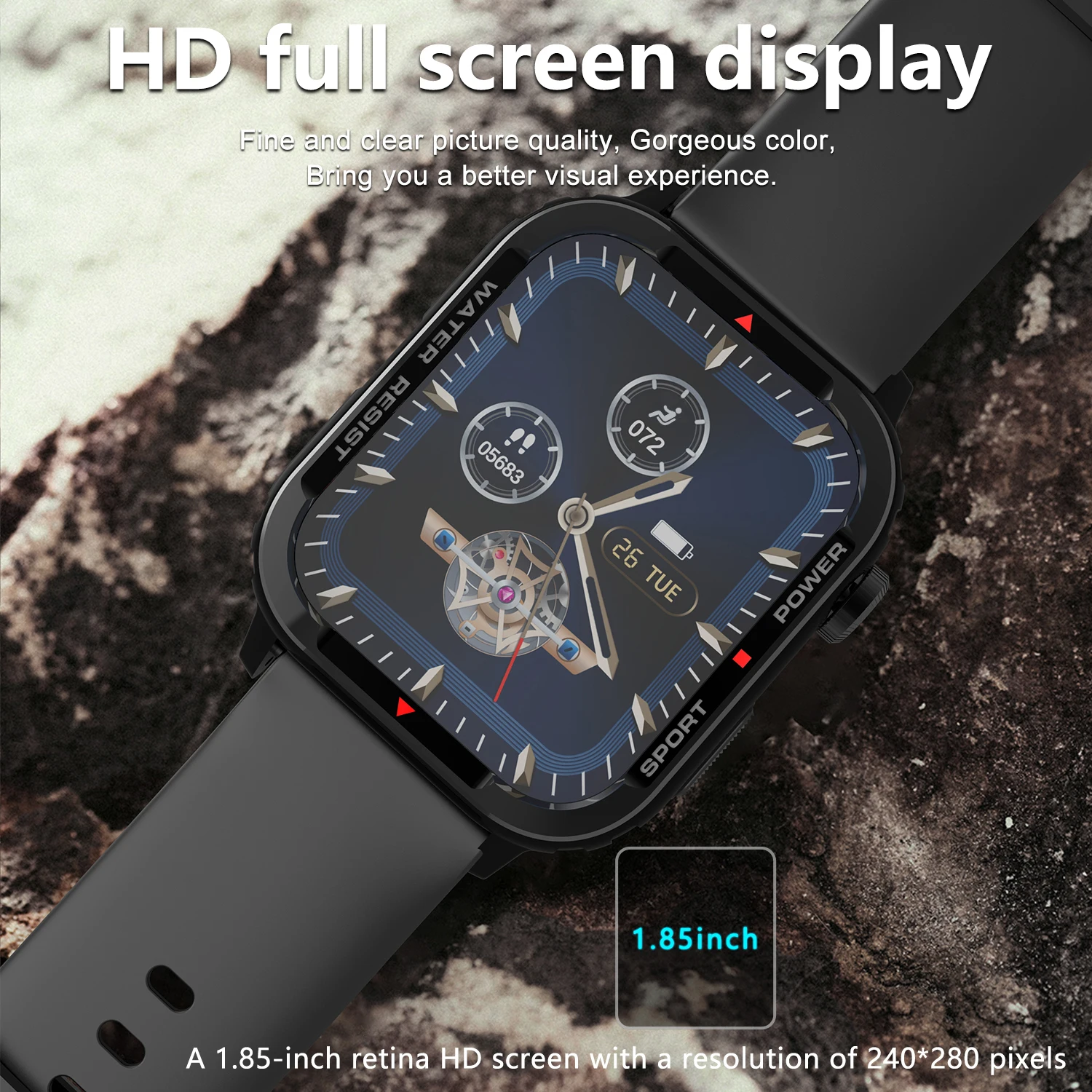 สมาร์ทวอทช์,สแตนด์บายนาน, โทร/กดโทรแบบไร้สาย, โหมดกีฬาหลากหลาย, การแจ้งเตือนการโทรและปฏิเสธ, การแจ้งเตือนแอปต่างๆ