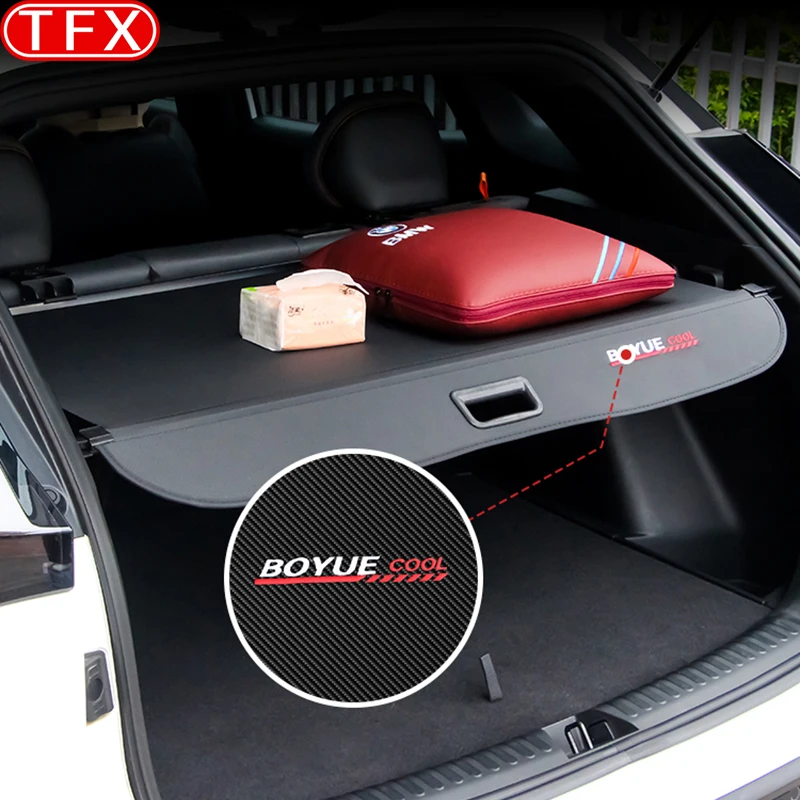 For Geely Cityray 2024 2025 Car Styling Trunk Curtain Cover Decoration Partition Board Car Decorations Auto Accessories