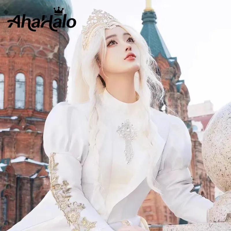 Baroque Vintage Crystal Queen Crowns Women Princess Crown Tiaras Bride Wedding Hair Accessories Girls Birthday Party Prom