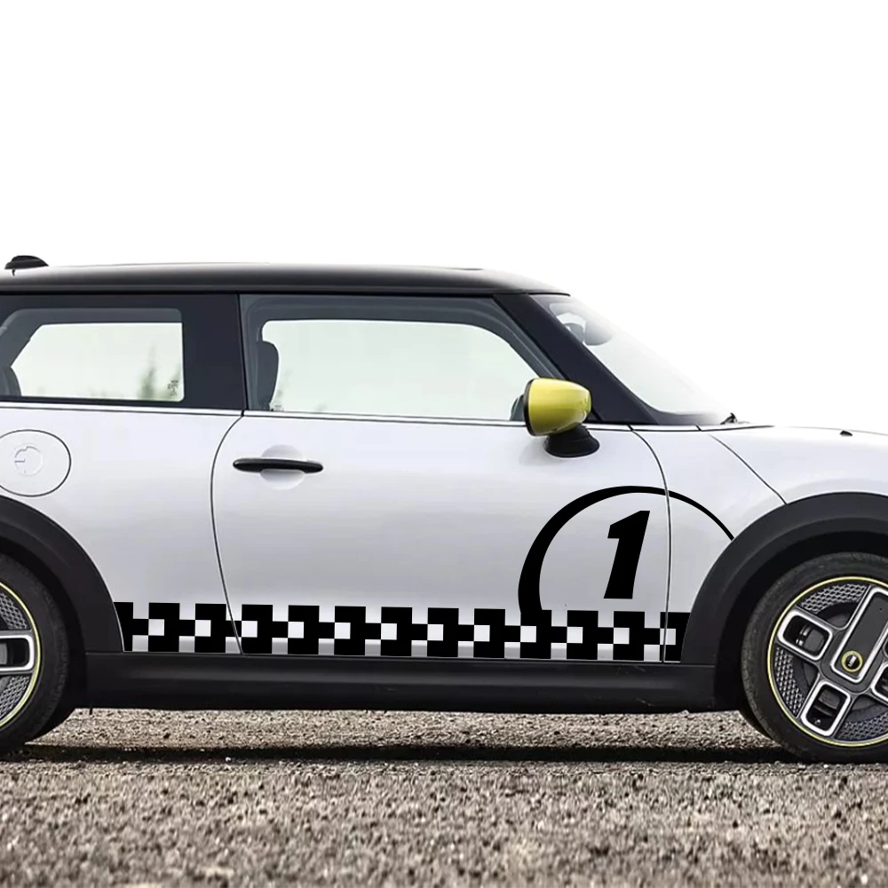 

Декоративная наклейка-полоса №1 для MINI JCW F55 F56 F57 R55 R56 R60 F60 Clubman - виниловая наклейка на боковую часть кузова автомобиля, аксессуары для тюнинга