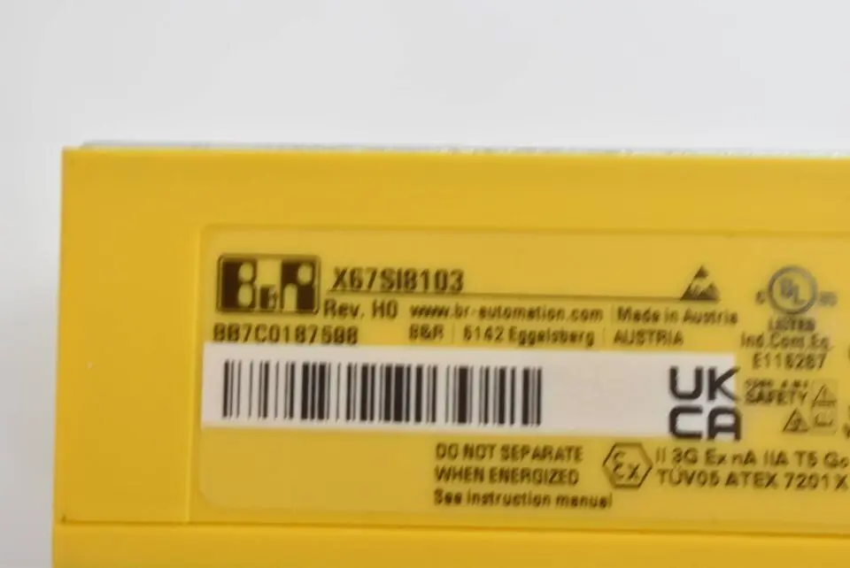 B & R sicheres digitales Eigangsmodul X67SI8103 ( X67 SI 8103 ) Rev. H0