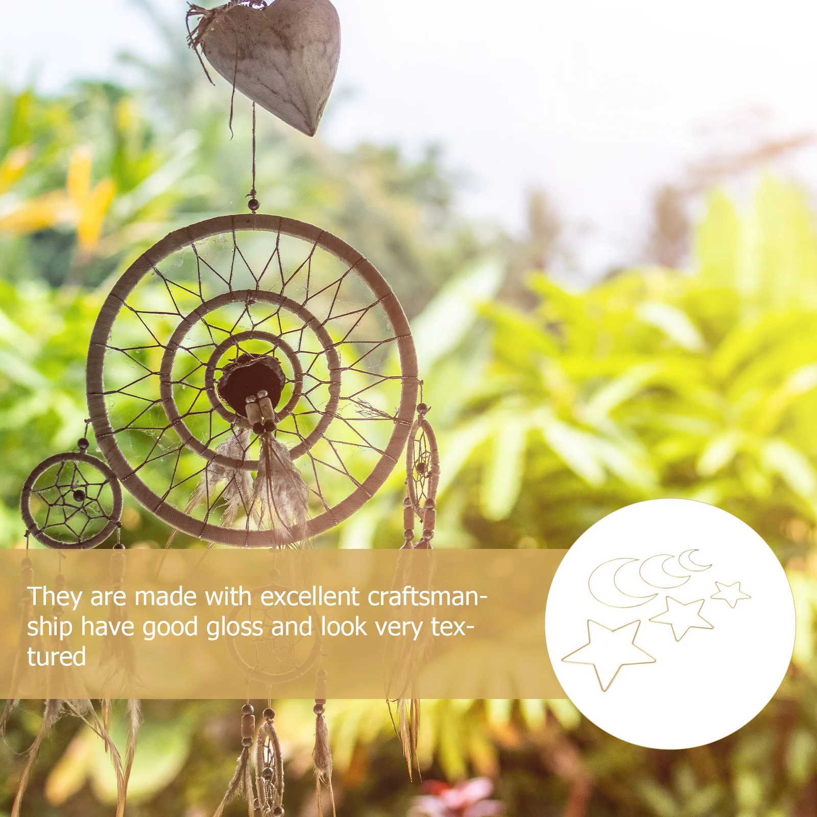 

Iron Hoops DIY Accessories Wreath Frame Craft Wreath Diy Frame Supplies Dream Catcher Diy Accessories 2 Shapes Home Decor