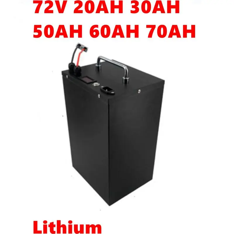 72V 20AH 30AH 50AH 60AH 70AH Lithium -ion battery with BMS for motorcycle electric car pedal energy golf cart