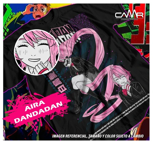 Camiseta Dandadan Shiratori Aira Cosplay Anime regalo camisa exclusiva