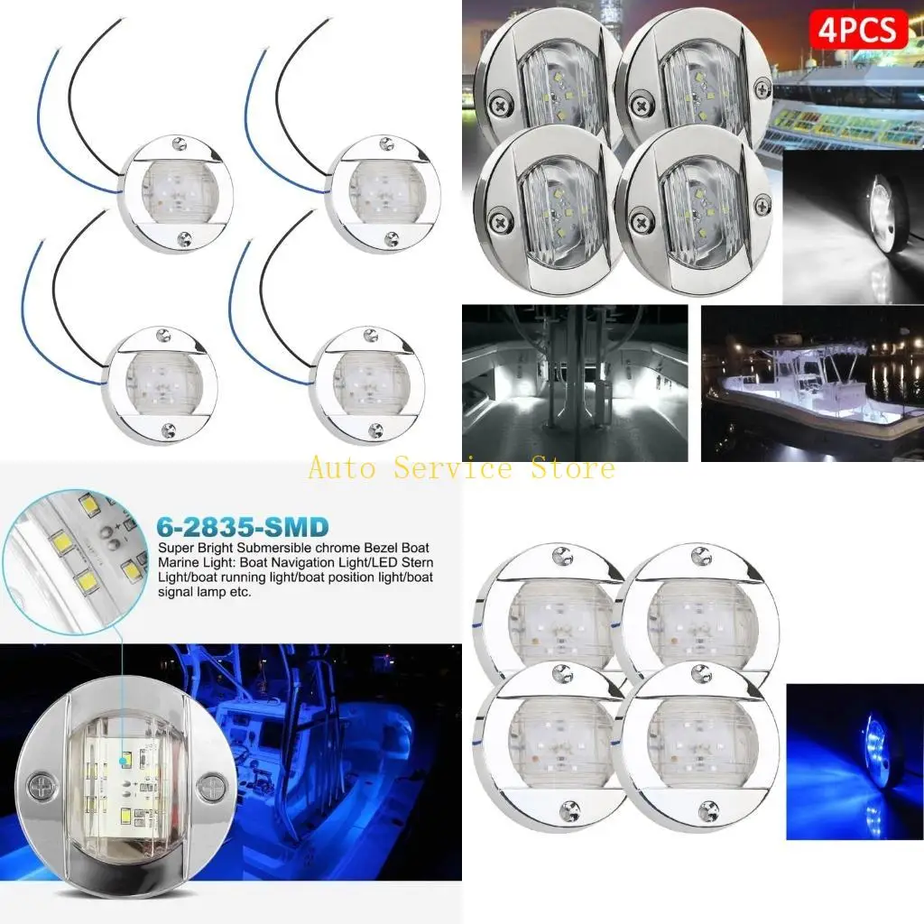 

462a Навигационная лодка светодиода 12 В для каякской яхт-строгой сигнальной лампы морские светильники 4x