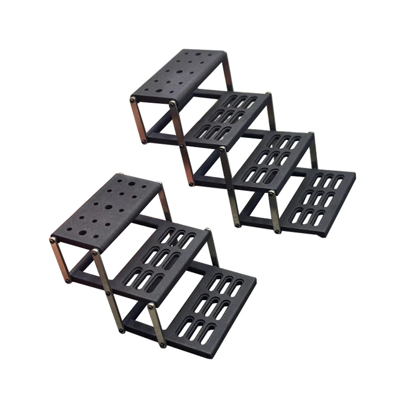 1PCS Multi-Layer Foldable Telescopic Stair Model 50mm Width Simulation Ladder Nylon Rung for 1/10 RC Crawler 1/14 Tractor Models