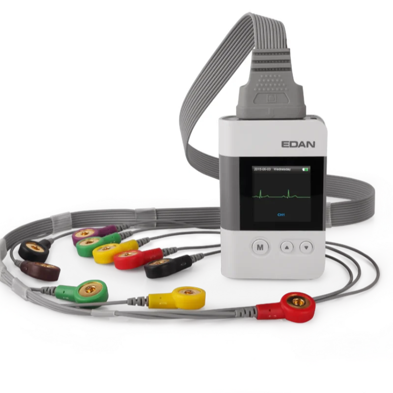 EDAN SE-2012 ECG 3 Channel 12 channel Holter Up to 8 days cable heart rate