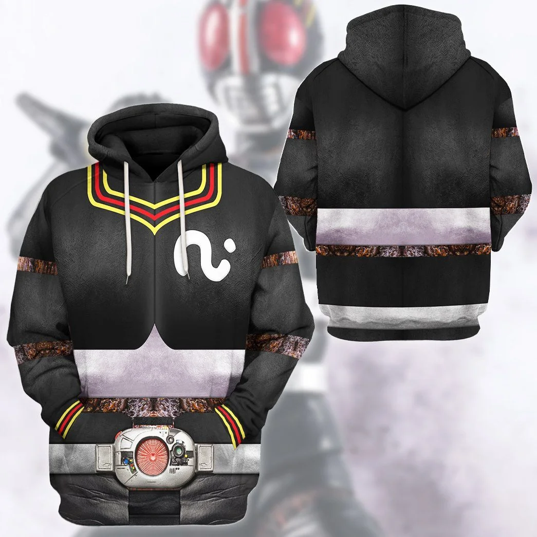 Kamen Rider V3 Cosplay Hoodies Sweatshirts 3D Print Men Women Tracksuit Pullover Japanese Style Street Costume Casual Y2k Hoodie