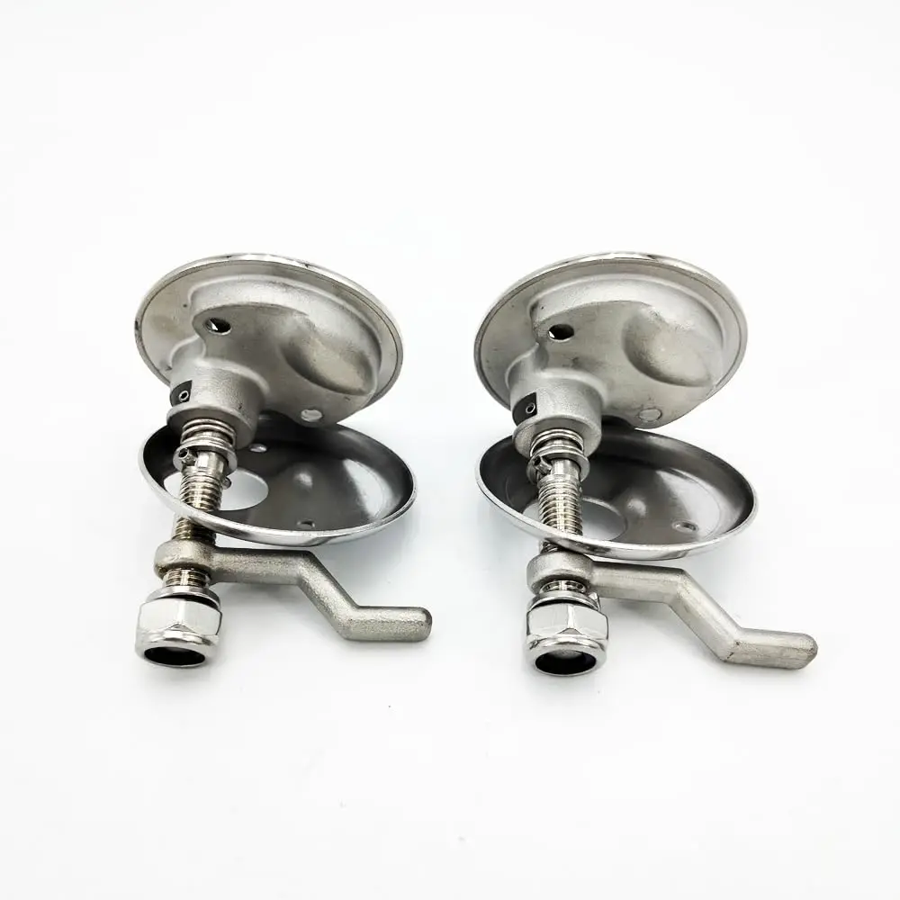 

2Pcs 316 Stainless Steel Boat Marine Hatch Latch Turning Lift Handle Flush Mount