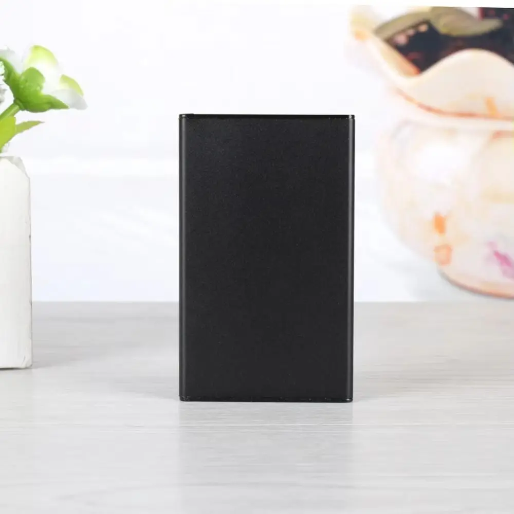 Waterproof Aluminum Instrument Box PCB Black Power Junction Box Amplifier Housing Outdoor Electronic Project Case Industry