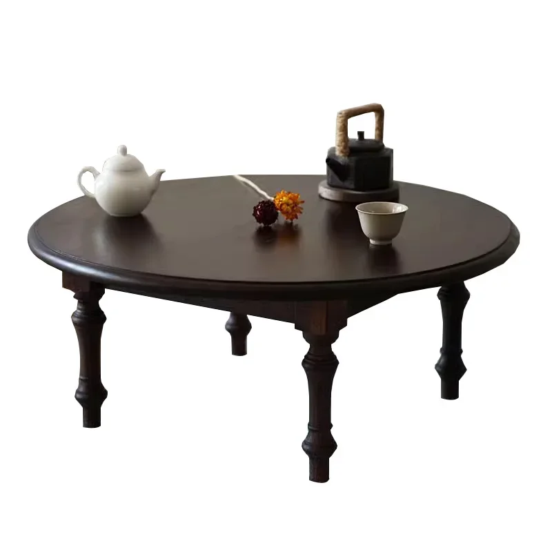 Qijinfeng pure solid wood small tea table bay window tatami small edge tea table