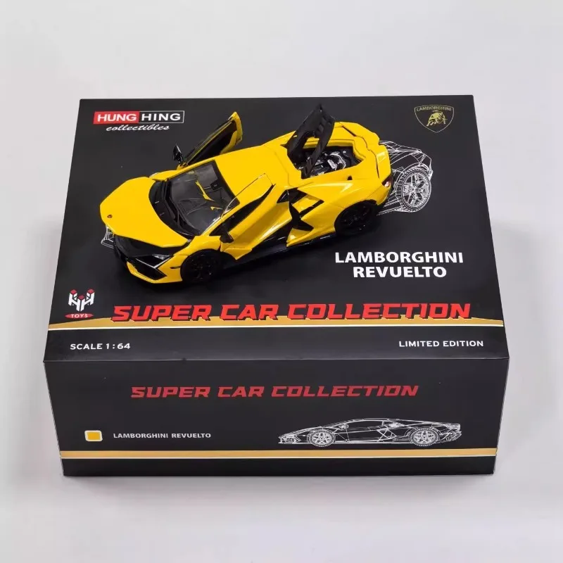 

Stock 1:64 Lamborghini Bull four-door die-cast alloy car model, boys' toys, children's festival gifts, adult decorations.