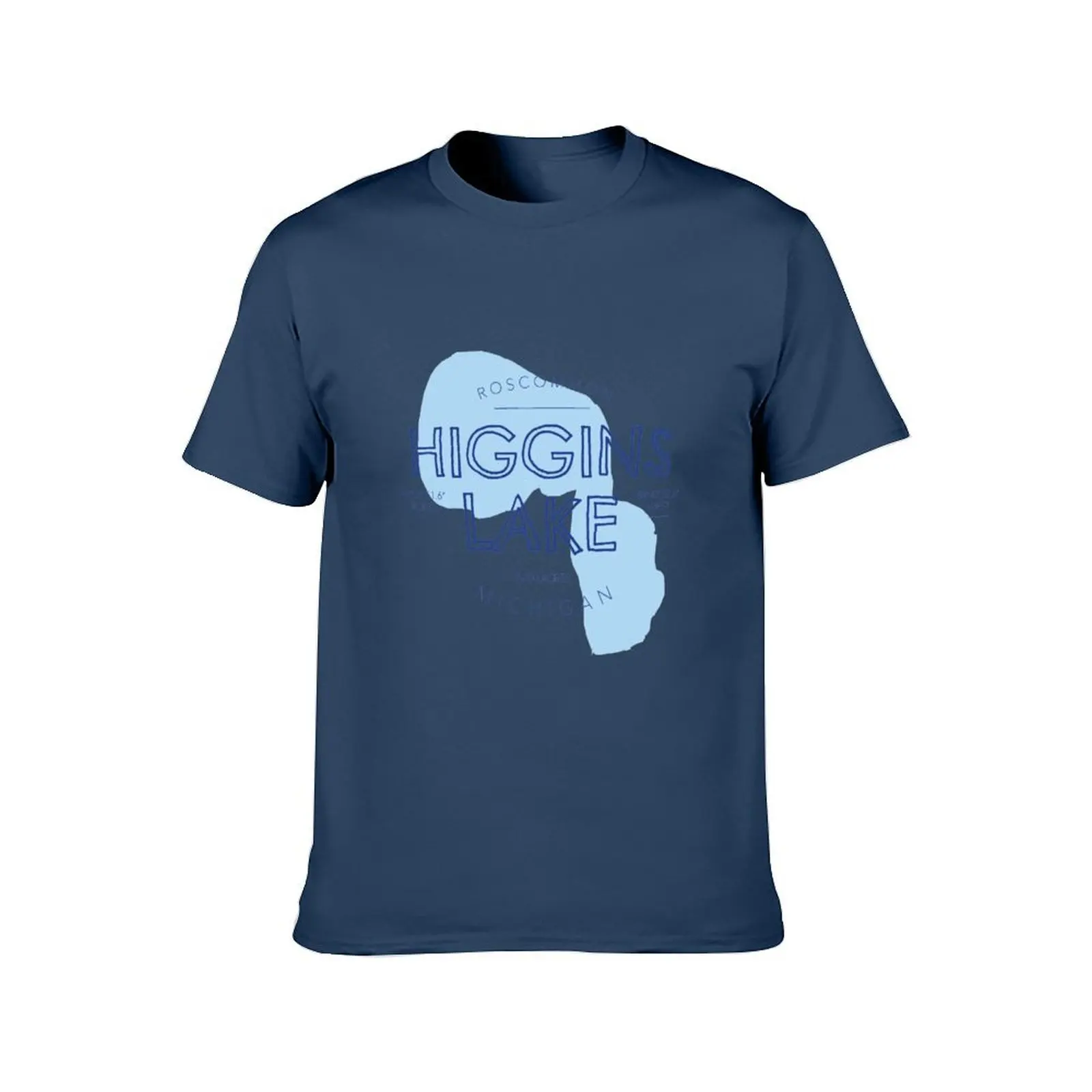 Higgins Lake Michigan T-Shirt t shirt men 100% cotton luxury brand cotton t shirts high quality man t shirt luxury T-Shirt