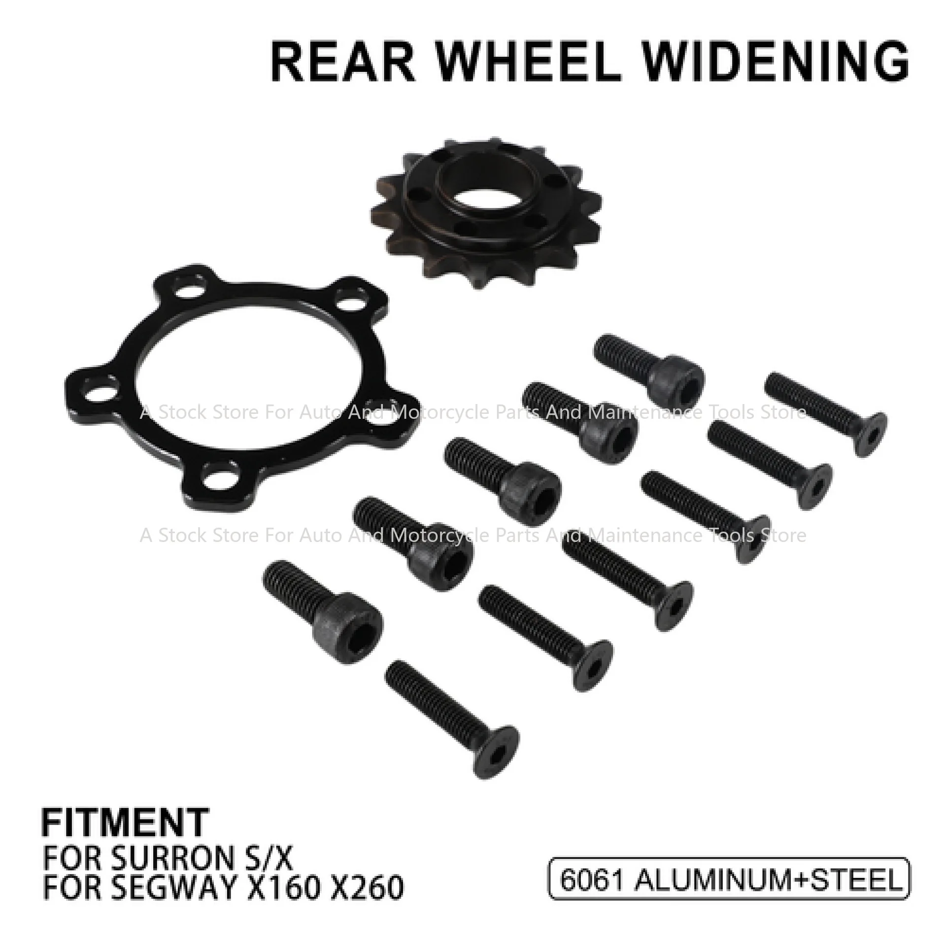 Suitable for SURRON S/X SEGWAY X160 X260 Motorcycle Rear Wheel Widening Kit Modification