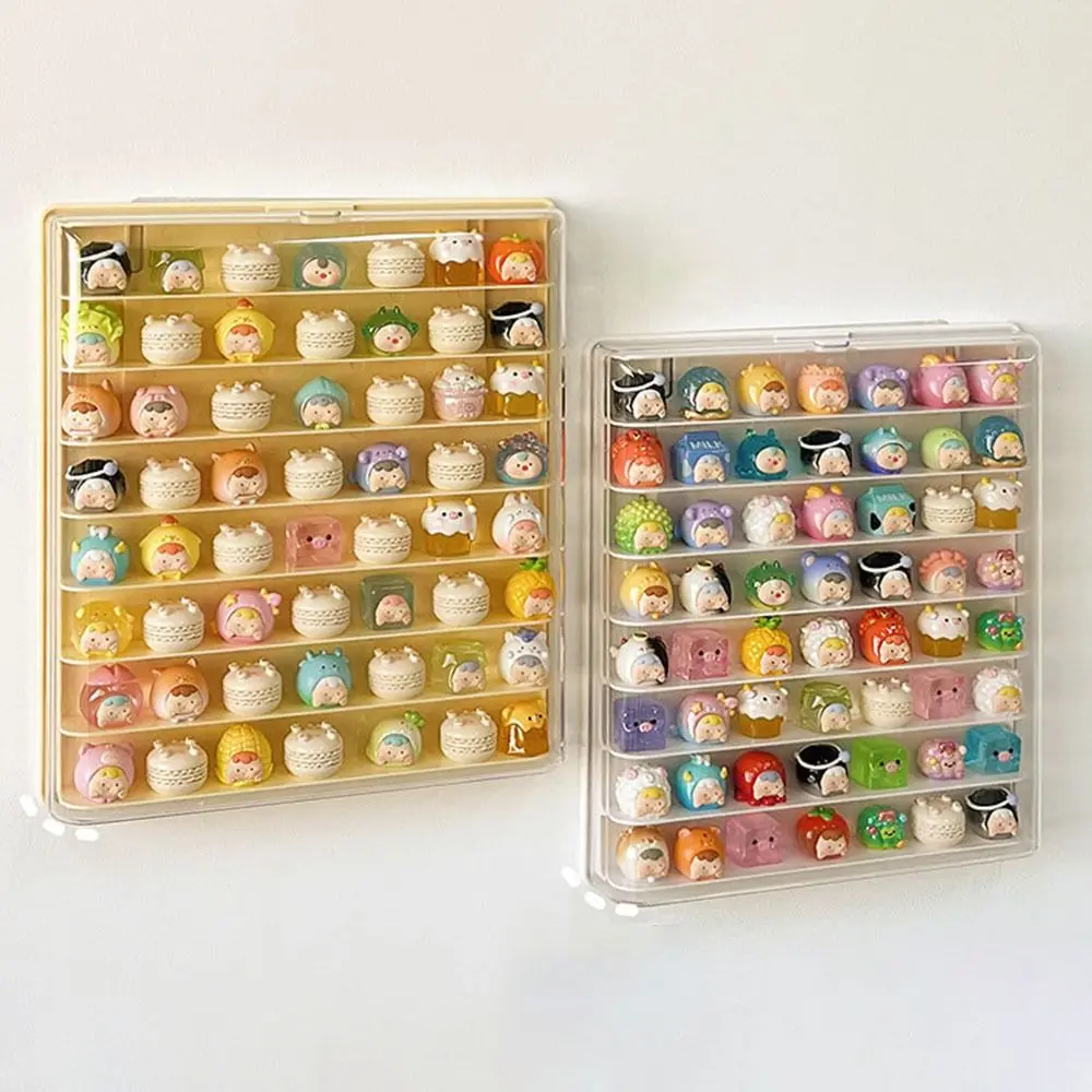 Acrylic 8 Layers Display Cabinet Transparent Lid Large Capacity Showing Box Dustproof Space Saving Figures Storage Cabinet