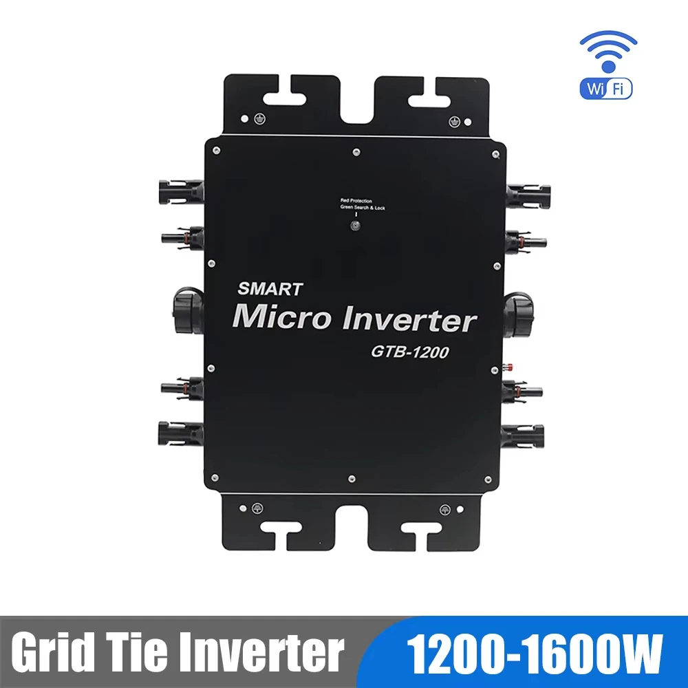 

GTB-1200W DC 22-50V Solar Grid Connected Micro Inverter With MPPT Function and WiFi Intelligence, new Intelligent Inverter
