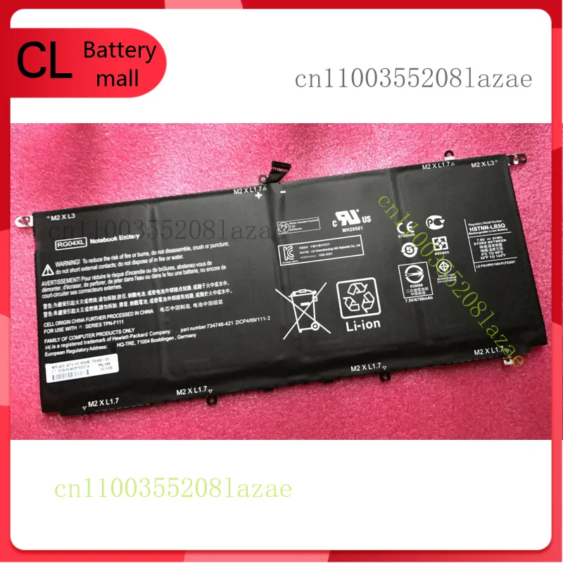 

Original RG04XL Battery for HP Spectre 13-3000 13t-3000 RG04051XL HSTNN-LB5Q