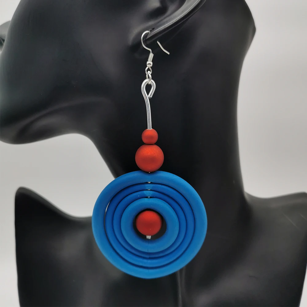 UKEBAY Boho Luxus-Ohrhänger für Damen, Statement-Ohrringe, handgefertigter Gummischmuck, leichte Modeaccessoires, Ohrringe – Detail 6