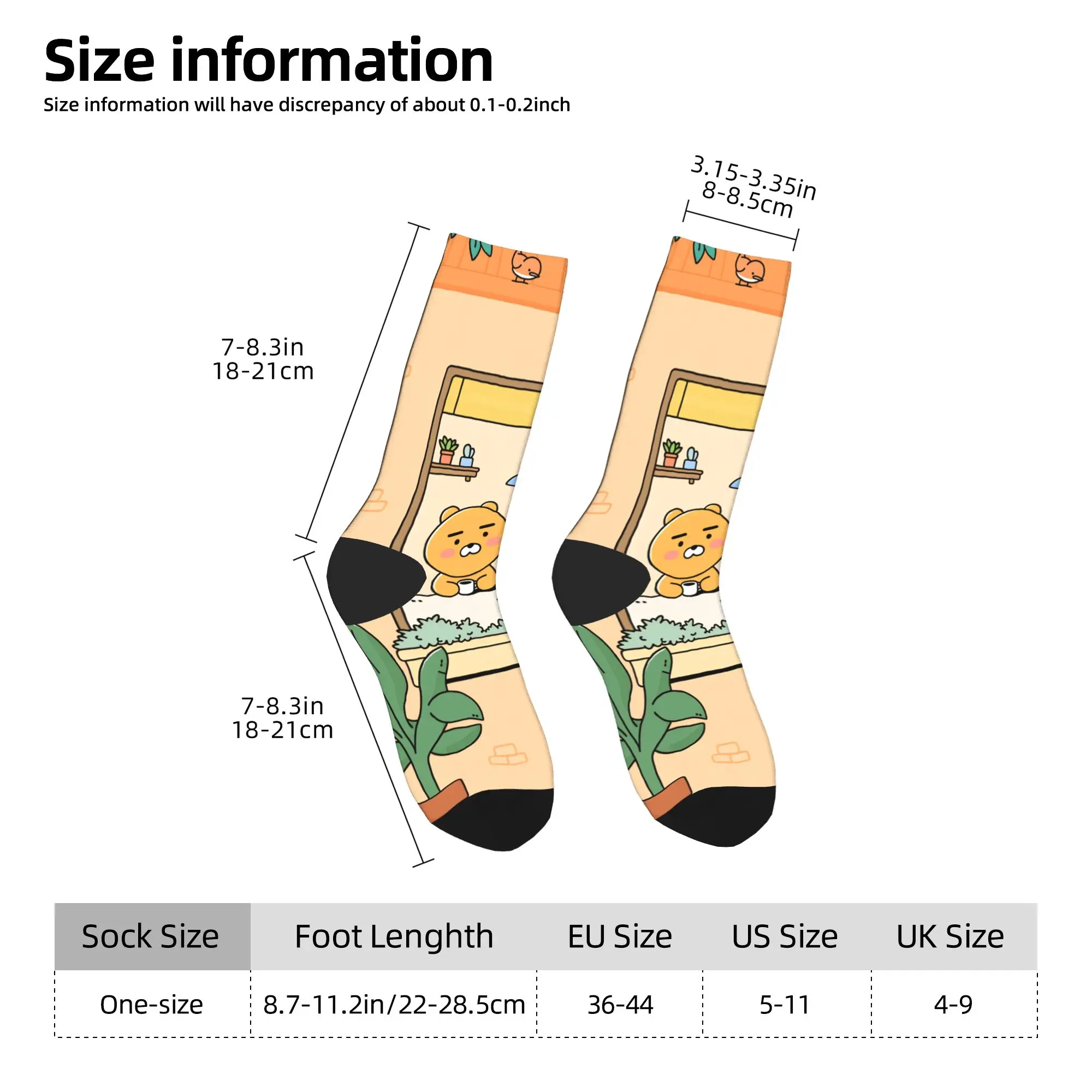 K-Kakaos F-Friends Choonsiks Meias Outono Meias Engraçadas Homens Meias Macias Personalizadas Esportes Ao Ar Livre Meias Antiderrapantes