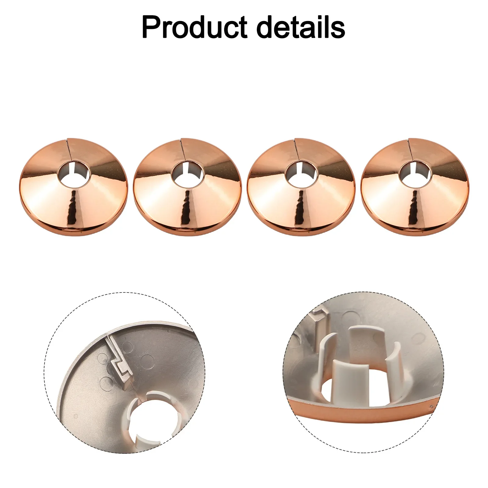 أغطية أنابيب 15 مم أطواق أنابيب قابلة للتعديل للاستخدام الداخلي قابلة للتعديل لأنابيب 15 مم حل شامل للاستخدام طويل الأمد #4