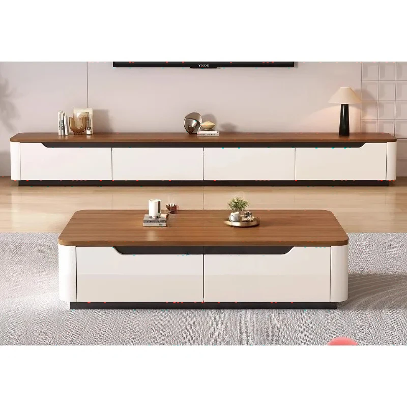 Factory Direct 2026 Home Solid Wood TV Cabinet Modern Simple Living Room Household Small Apartment Medium Ancient Style Floor TV
