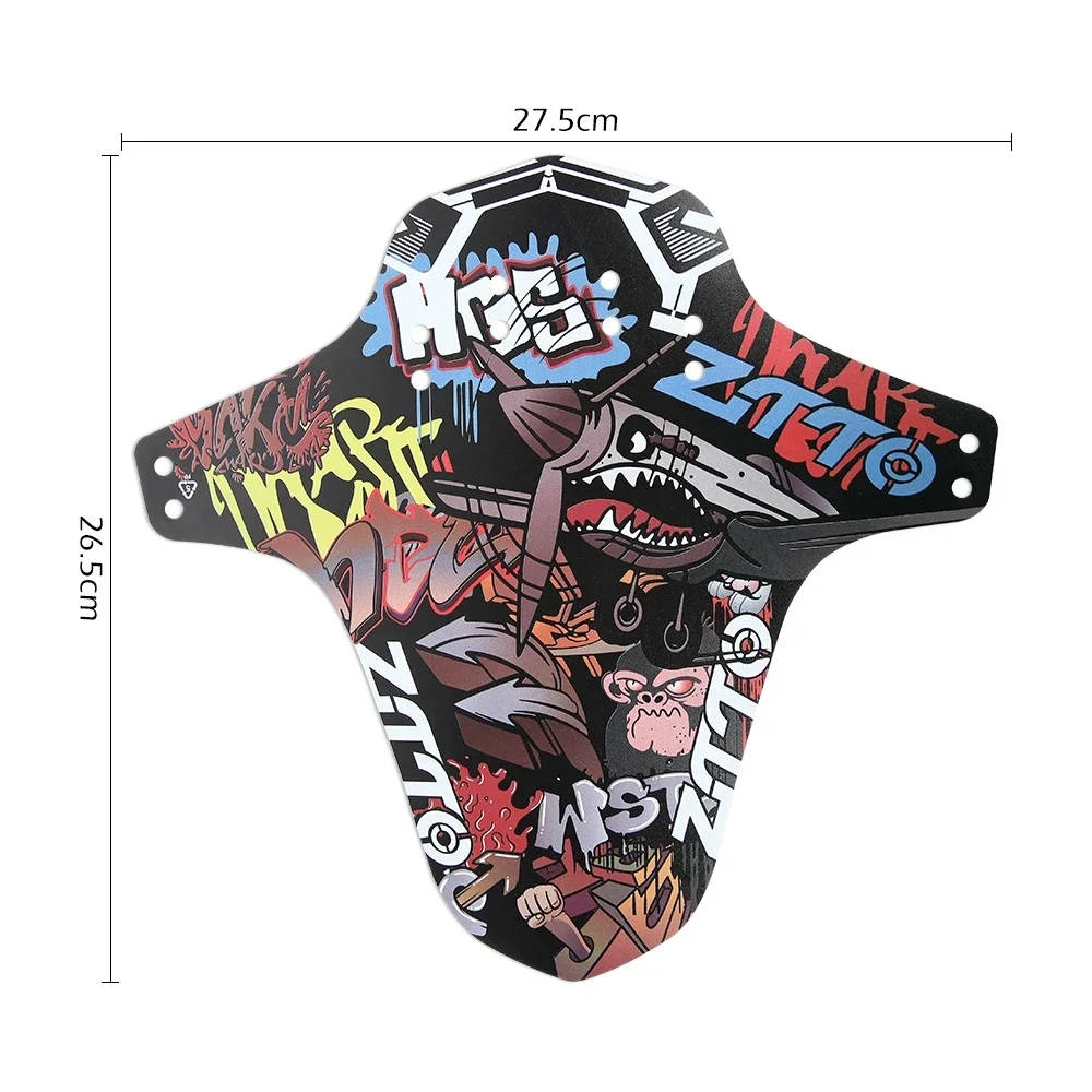 1 قطعة ZTTO دراجة الطريق الجبلية الملونة الدراجة الجبلية الجبهة واقِ الطين الخلفي واقي من الطين الدراجات اكسسوارات المصدات الدراجة