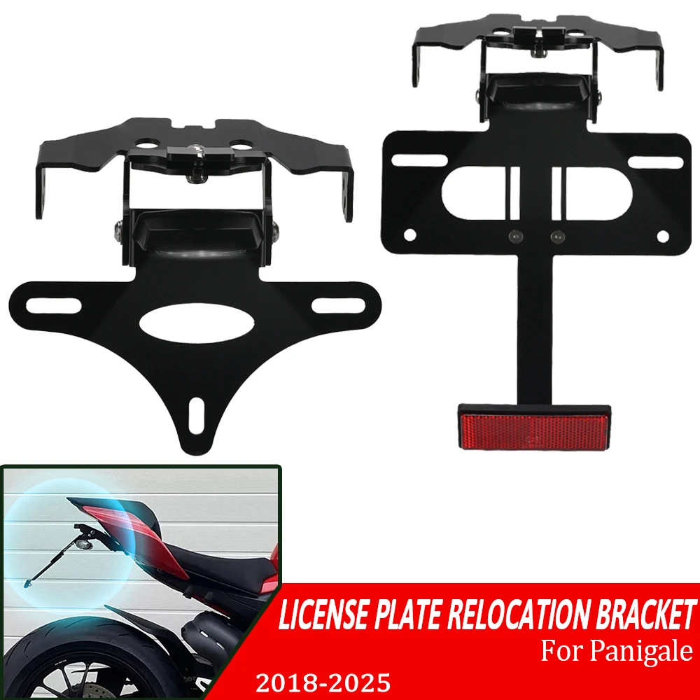 

Motorcycle License Plate Holder Fender Eliminator Registration Bracket FOR Ducati Panigale V4 V2 Streetfighter S SP R Speciale