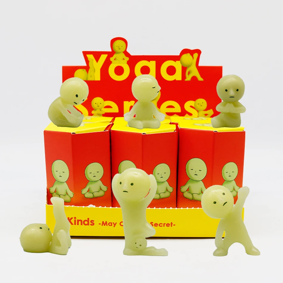 SMISKI lIVING Series Noctilucent Green Doll Action Figures الديكور لعبة مجسمة المشجعين هدايا الأطفال