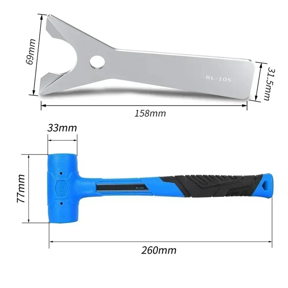 Removedor de copo de fone de ouvido de bicicleta com furo de suspensão: ferramenta de remoção de tigela inferior superior de bicicleta removedor de corrida de coroa LK-AA487