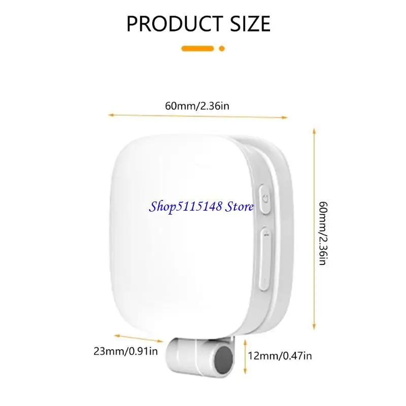 F3MA Teléfono Luz llenado con espejo para teléfono 16 15 Luz selfie magnética plegable