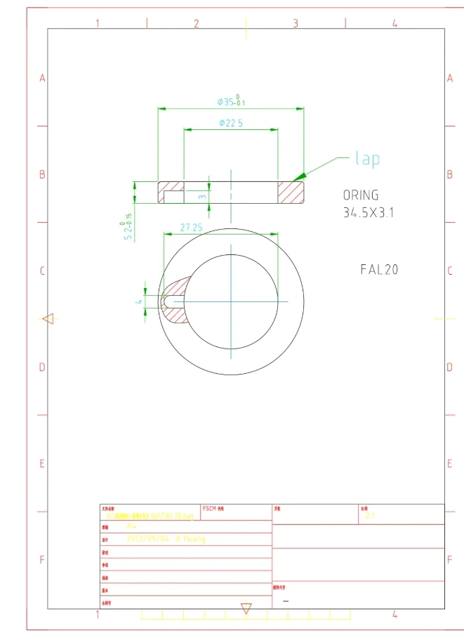 Stationary Seat for flygt 3069 lower seal TC/VIT