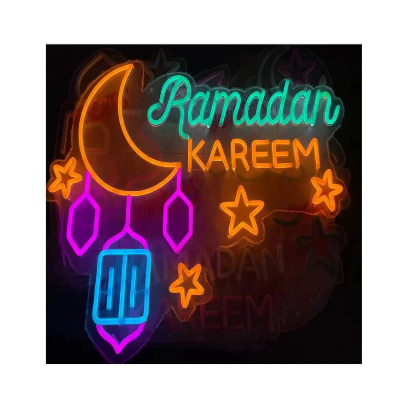 (customized)Winbo Ramadan  Led Logo Light Neon Sign Custom Made NO MOQ ramadan neon sign