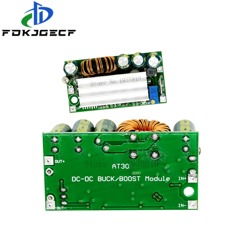 Automatic Step Up Down DC Power Supply AT30 Converter Buck Boost Module Replace XL6009 4-30V To 0.5-30V