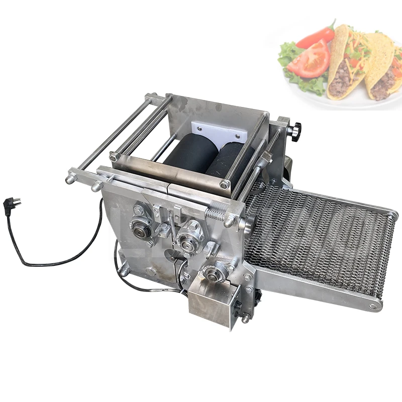 

Multifunctional Corn Tortilla Roller Pancake Machine Electric Commercial Automatic Chapati Wrapper Flour Maker