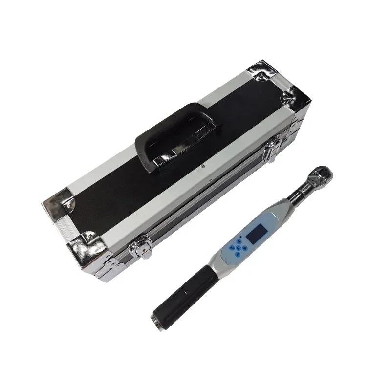 Kunci Torsi Digital 3/8 inci 4-20 N.m, Gagang Ratchet Tahan Lama untuk Mobil